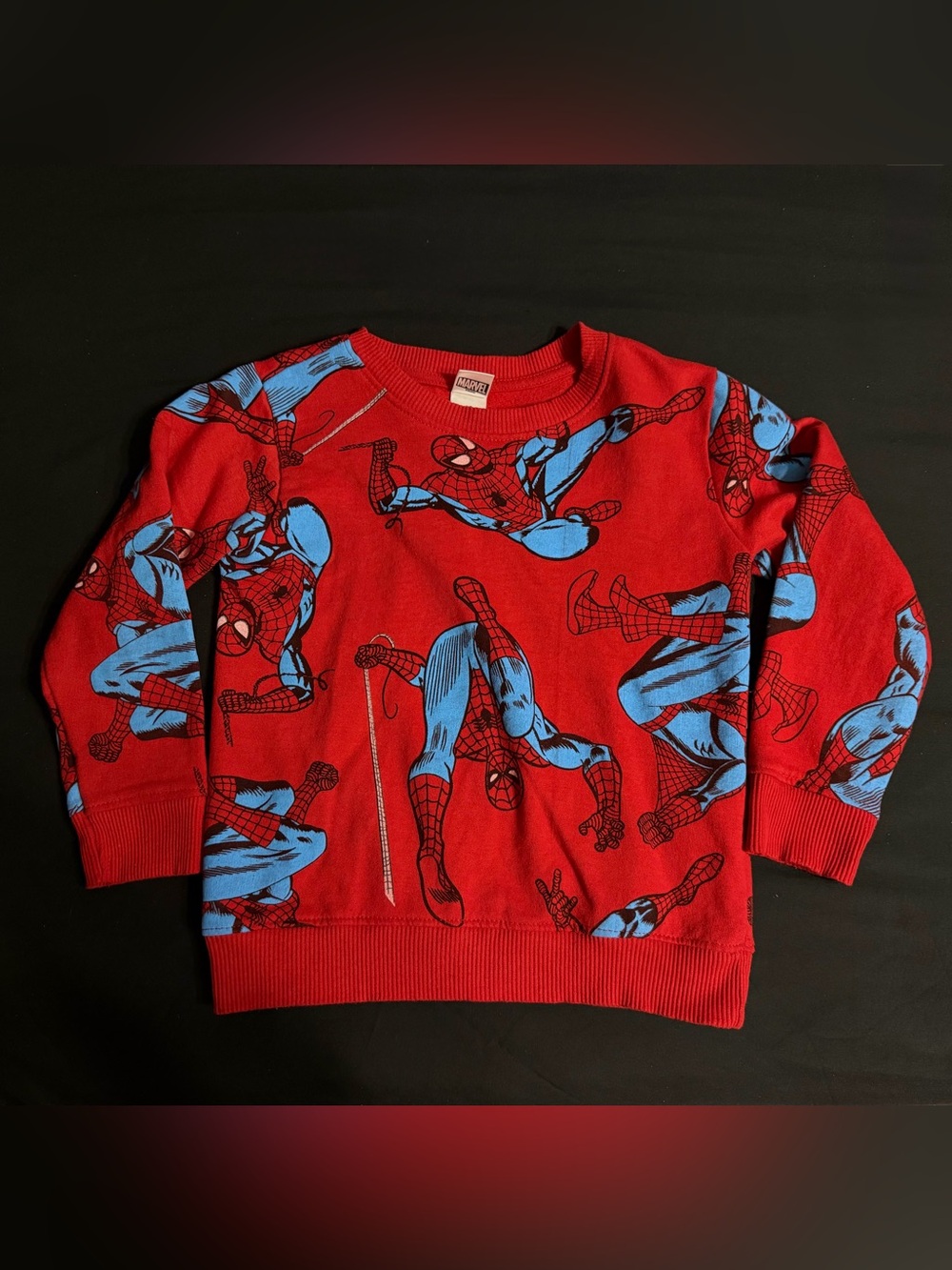 Marvel Red & Blue Spider-Man Graphic Sweatshirt